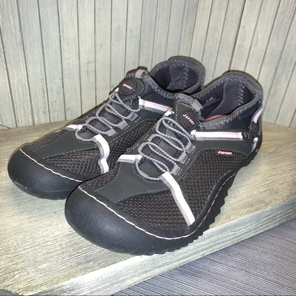 Flawless Jsport Grey Water Shoes 7.5M - Picture 2 of 10